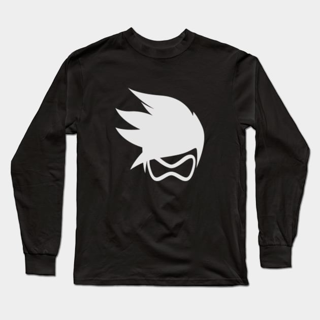 Overwatch - Tracer Design Long Sleeve T-Shirt by supertwistedgaming